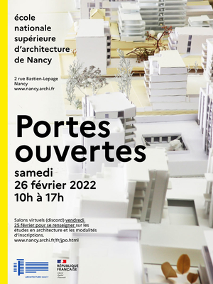 Journée portes ouvertes 2022 de l’école d’architecture de Nancy