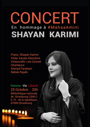 Concert de Musique Iranienne en hommage à Mahsa Amini 