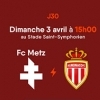 affiche FC METZ / AS MONACO