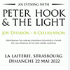 affiche PETER HOOK & THE LIGHT