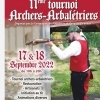 affiche Tournoi d'archers-arbalétriers et démonstration - Journées du Patrimoine 2022