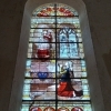 affiche Visite d'une église aux vitraux authentiques mettant en scène la vie de Jeanne d'Arc - Journées du Patrimoine 2022