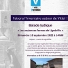 affiche Balade ludique « Les anciennes fermes de Lignéville » - Journées du Patrimoine 2022
